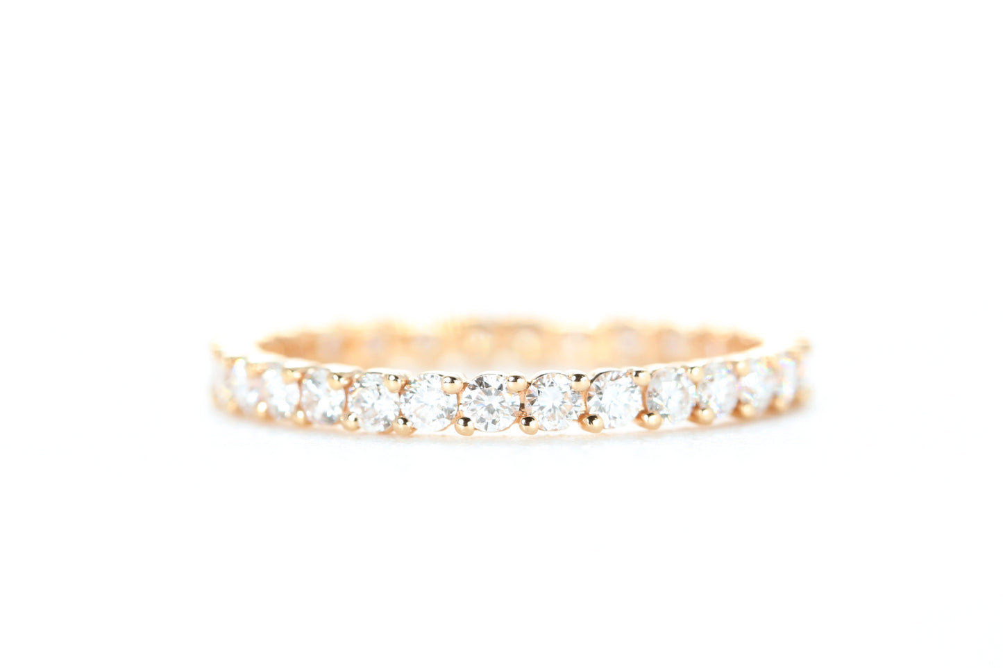 Eternity Diamond Ring Rose Gold