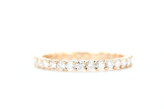 Eternity Diamond Ring Rose Gold
