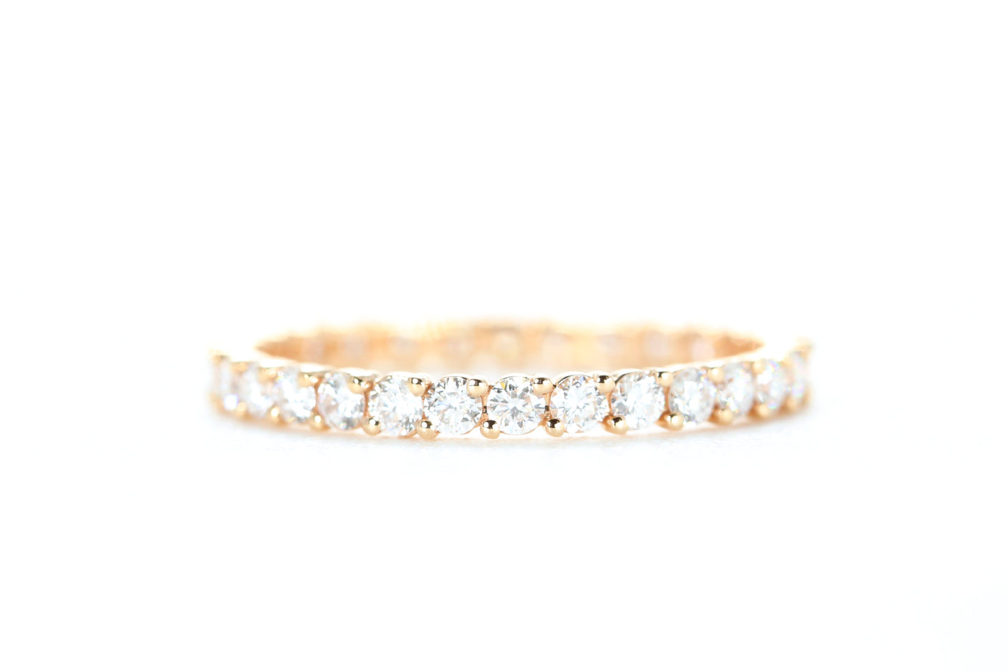 Eternity Diamond Ring Rose Gold