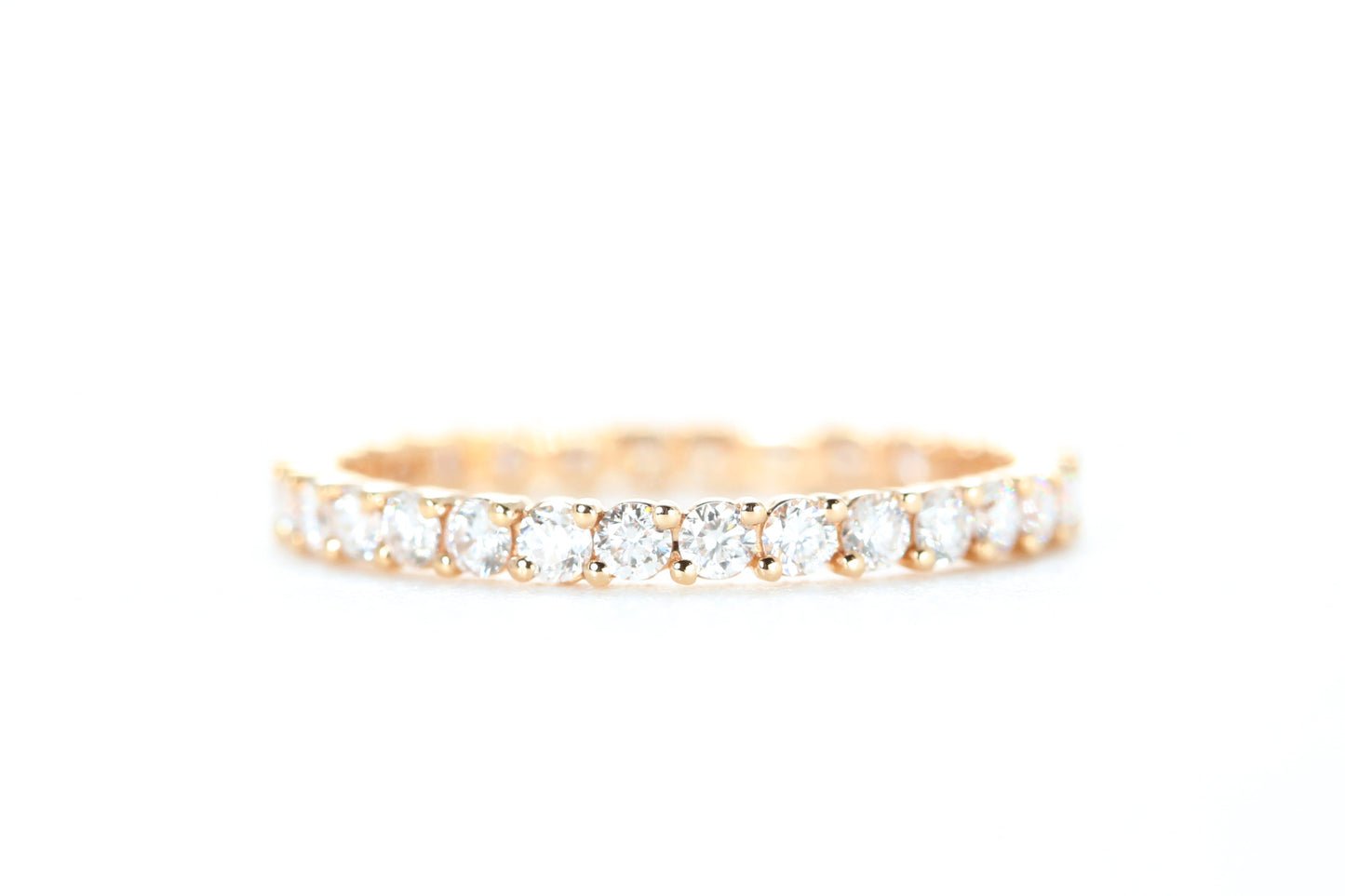 Eternity Diamond Ring Rose Gold