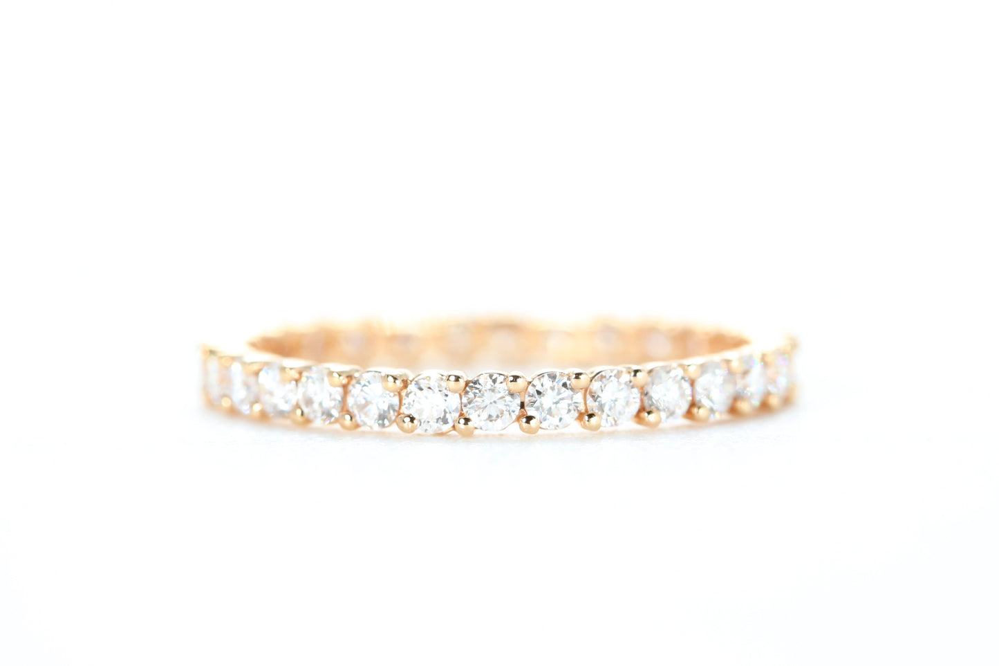 Eternity Diamond Ring Rose Gold