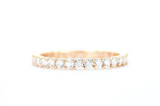 Eternity Diamond Ring Rose Gold