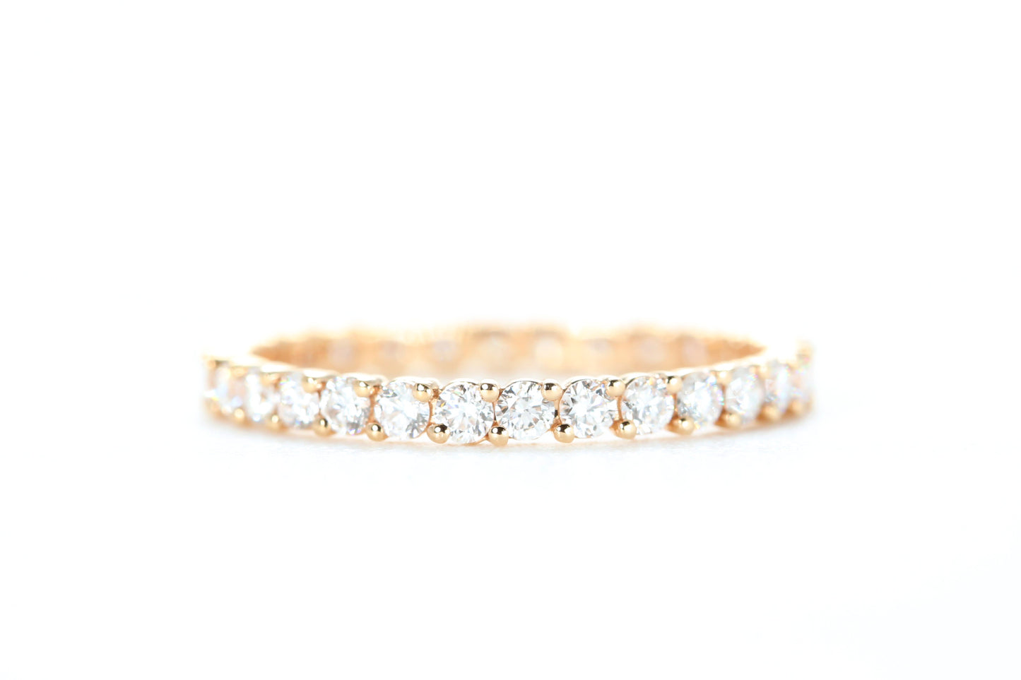 Eternity Diamond Ring Rose Gold