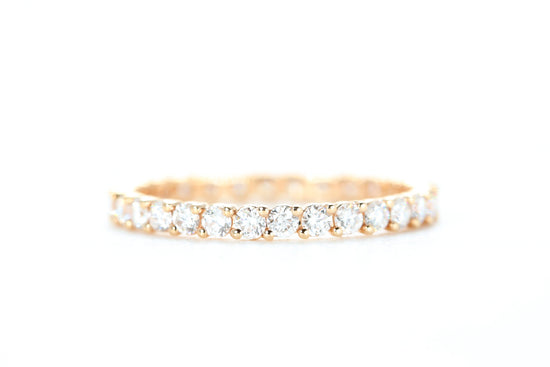 Eternity Diamond Ring Rose Gold