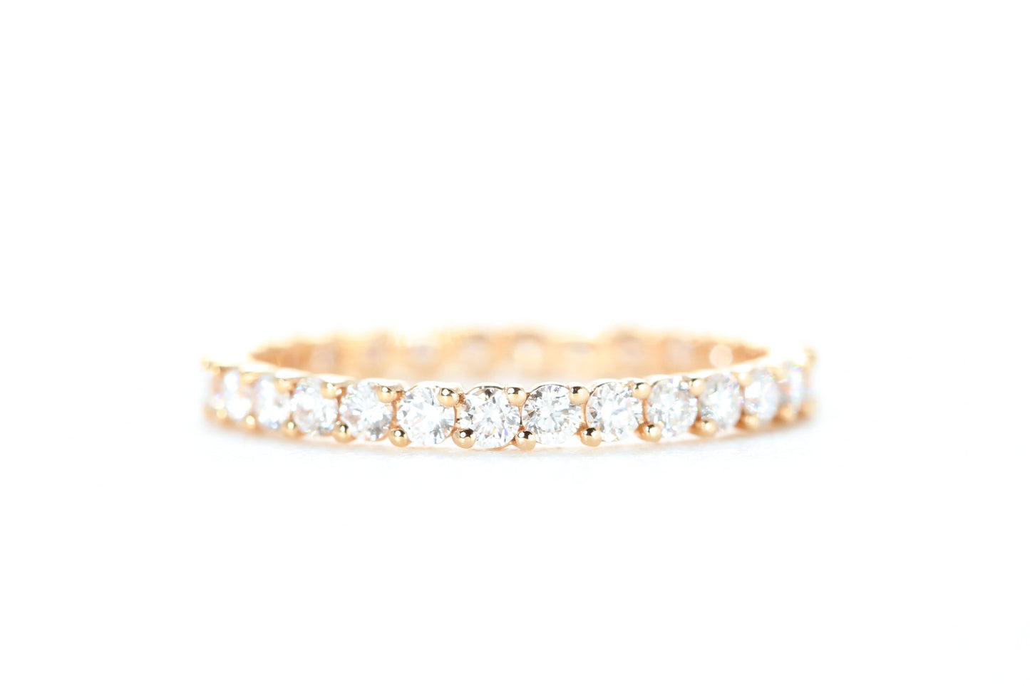 Eternity Diamond Ring Rose Gold