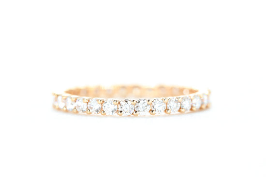 Eternity Diamond Ring Rose Gold