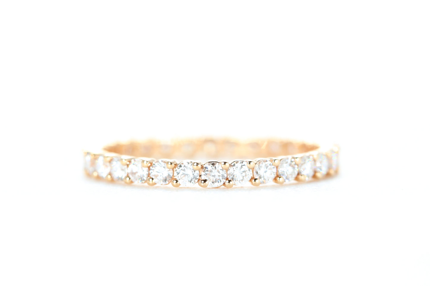 Eternity Diamond Ring Rose Gold