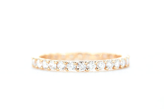 Eternity Diamond Ring Rose Gold