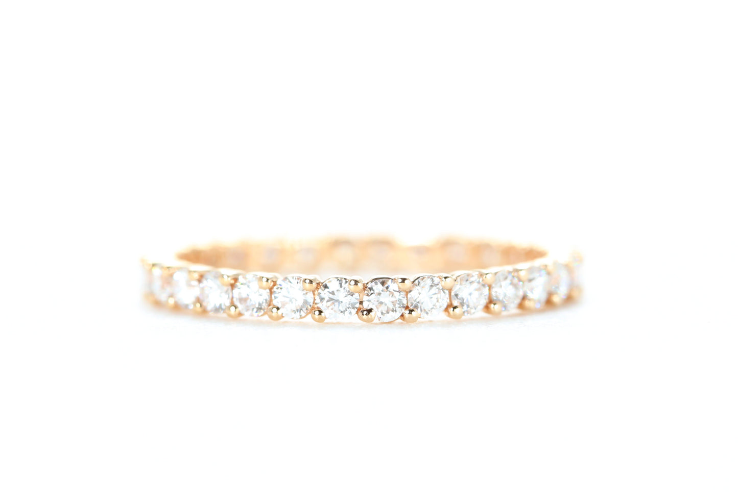 Eternity Diamond Ring Rose Gold