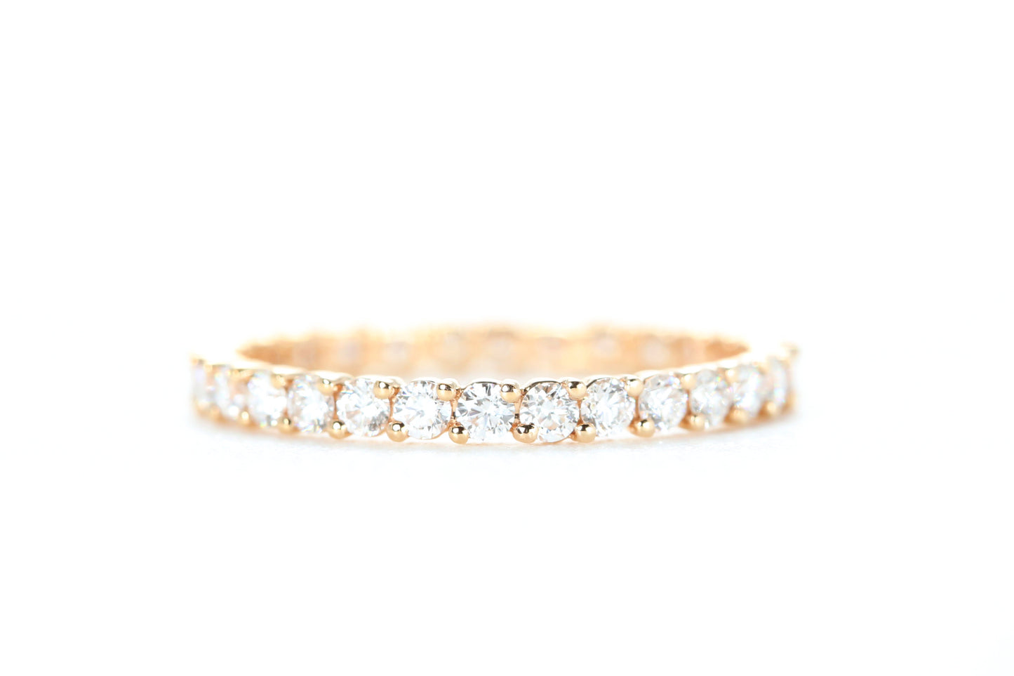 Eternity Diamond Ring Rose Gold