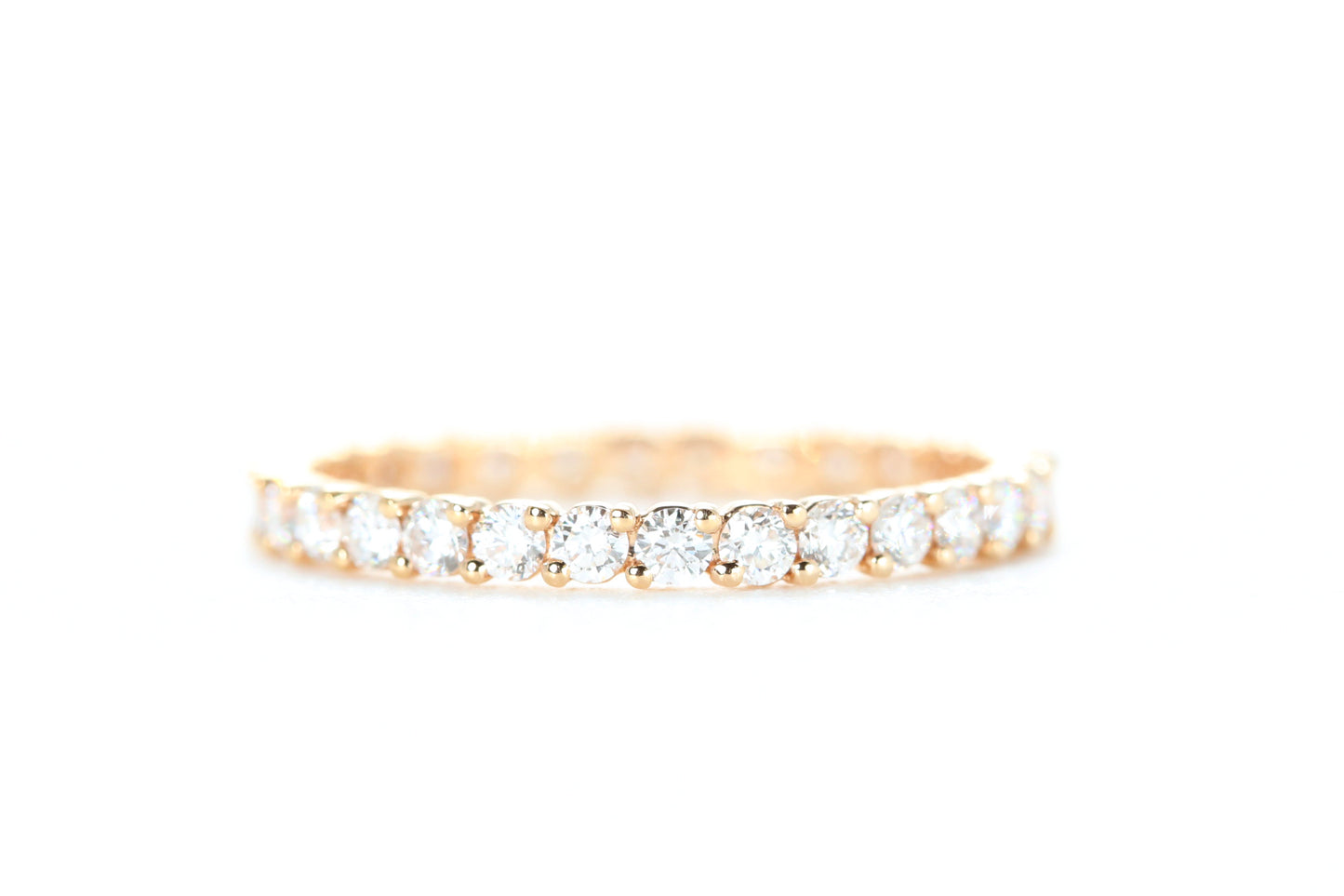 Eternity Diamond Ring Rose Gold