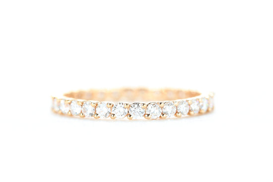 Eternity Diamond Ring Rose Gold