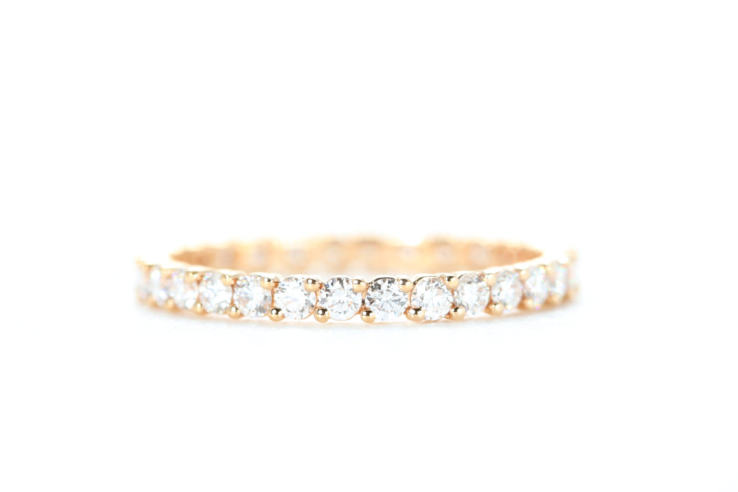 Eternity Diamond Ring Rose Gold