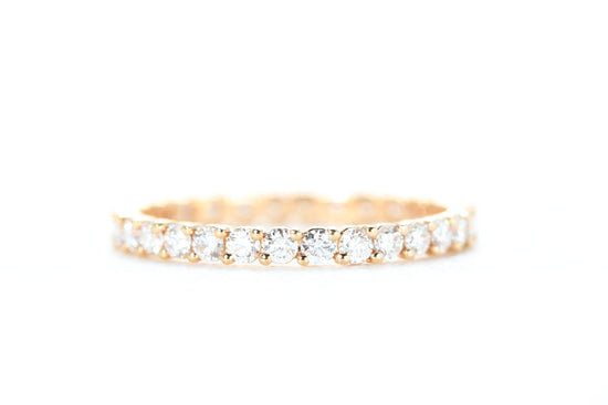 Eternity Diamond Ring Rose Gold