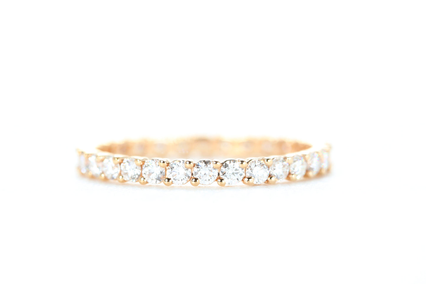 Eternity Diamond Ring Rose Gold
