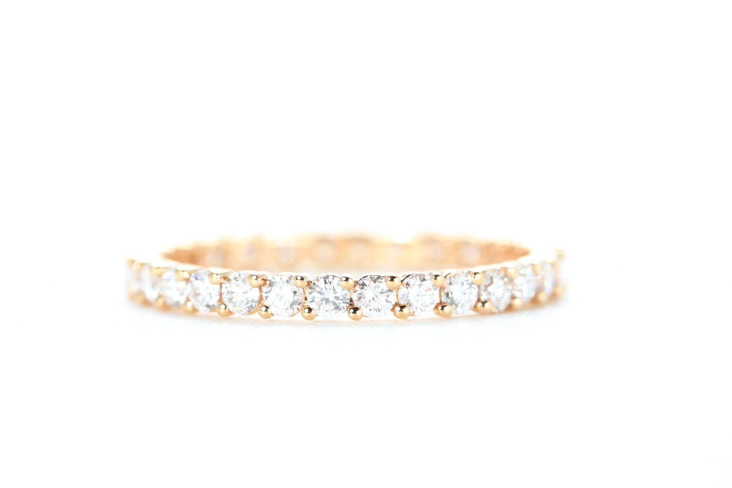 Eternity Diamond Ring Rose Gold