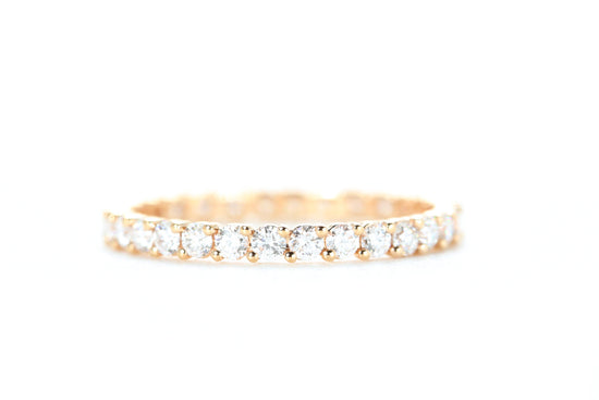 Eternity Diamond Ring Rose Gold