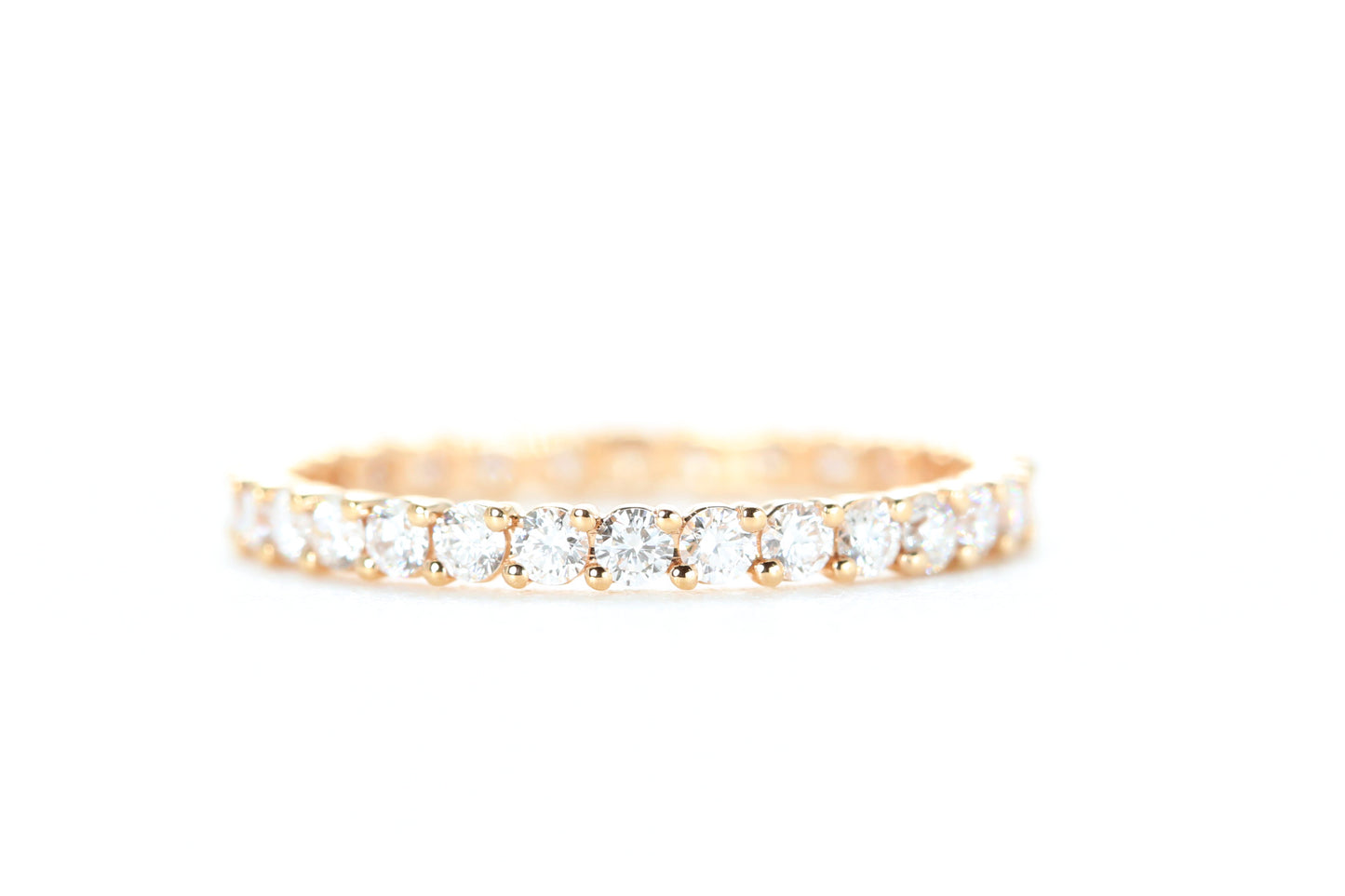 Eternity Diamond Ring Rose Gold