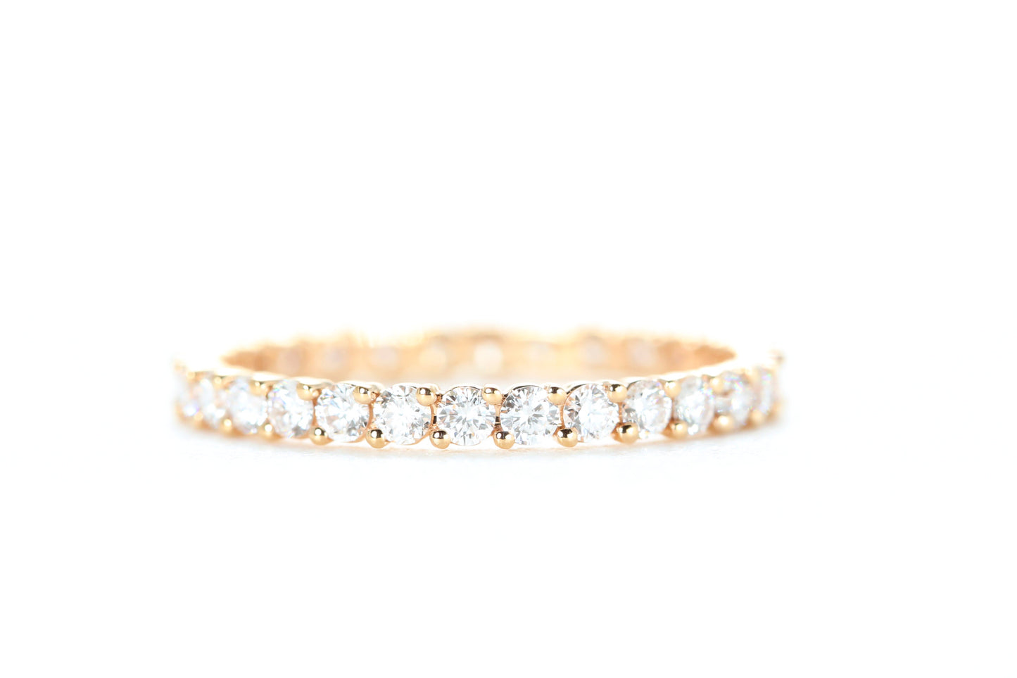Eternity Diamond Ring Rose Gold