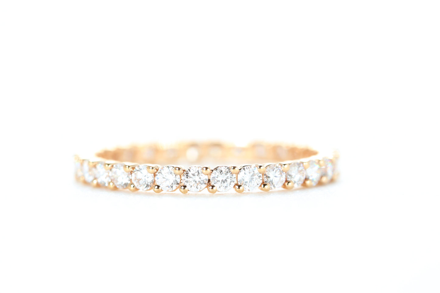 Eternity Diamond Ring Rose Gold