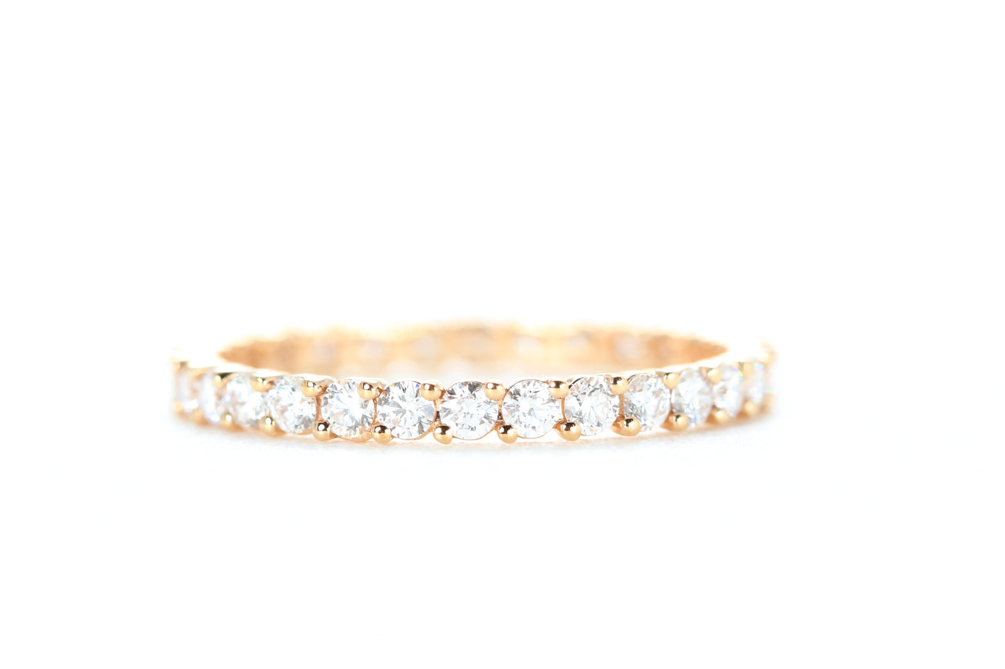 Eternity Diamond Ring Rose Gold
