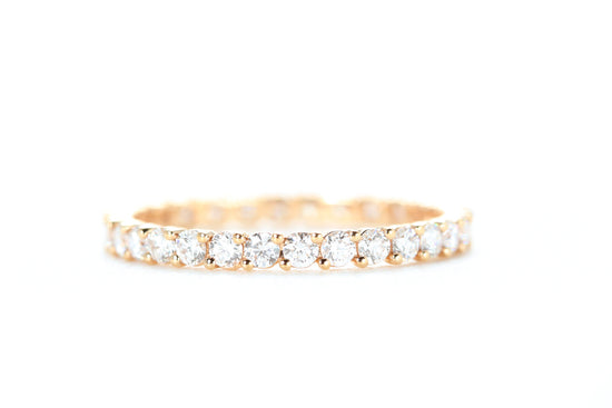 Eternity Diamond Ring Rose Gold