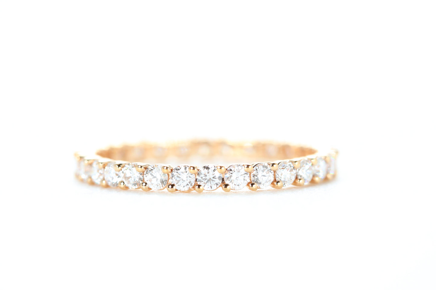 Eternity Diamond Ring Rose Gold