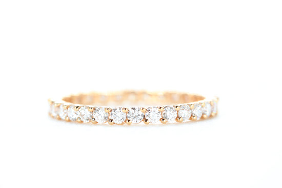 Eternity Diamond Ring Rose Gold