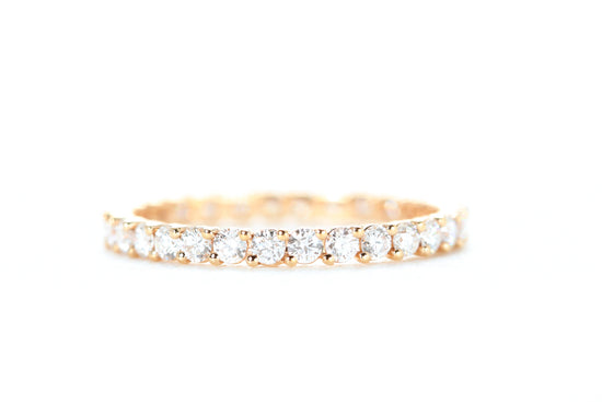 Eternity Diamond Ring Rose Gold