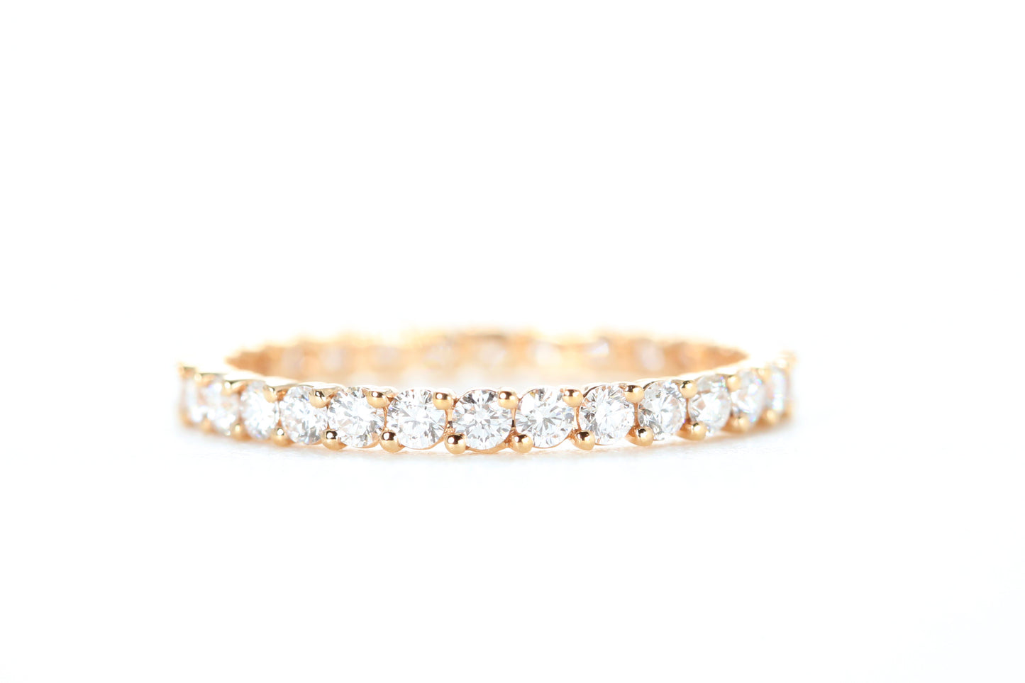Eternity Diamond Ring Rose Gold