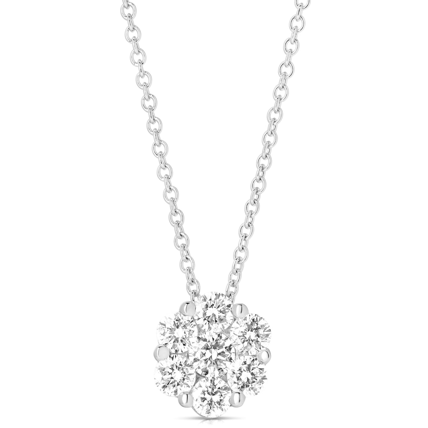 Load image into Gallery viewer, FLOWER CLUSTER .50 TCW PENDANT
