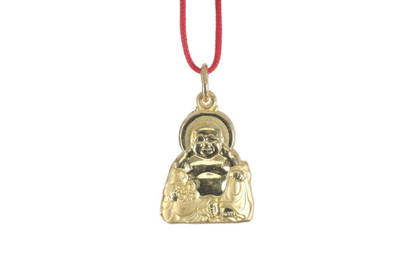 24K Gold Buddha Pendant