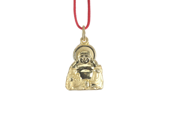 24K Gold Buddha Pendant