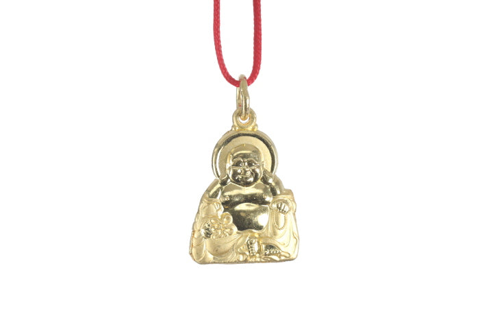 24K Gold Buddha Pendant