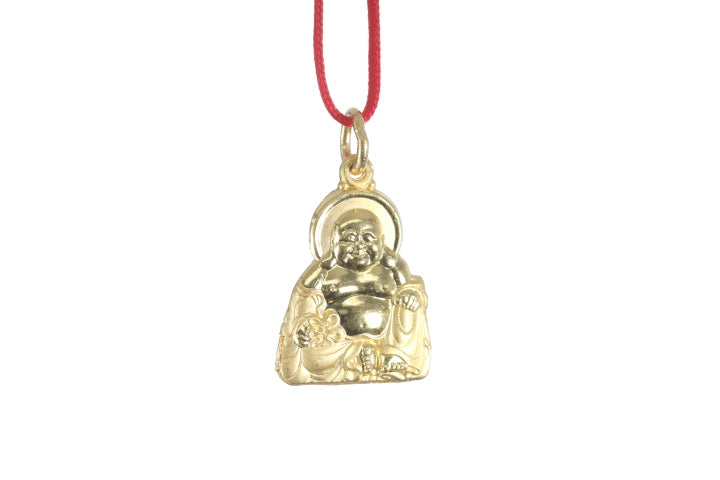 24K Gold Buddha Pendant