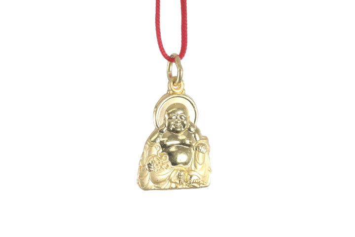 24K Gold Buddha Pendant