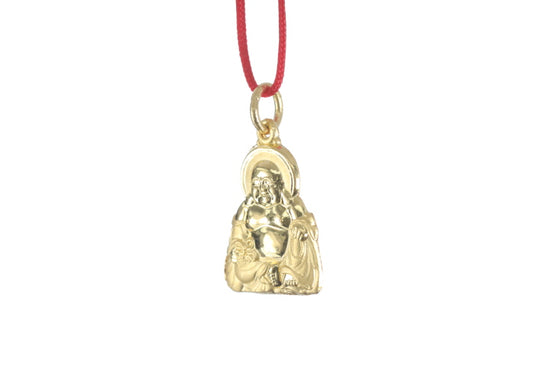 24K Gold Buddha Pendant