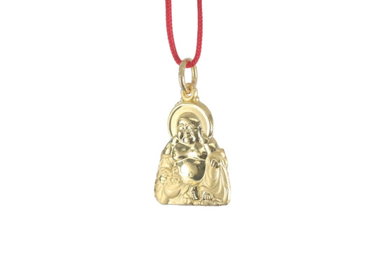 24K Gold Buddha Pendant