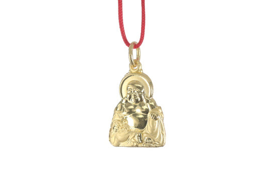 24K Gold Buddha Pendant