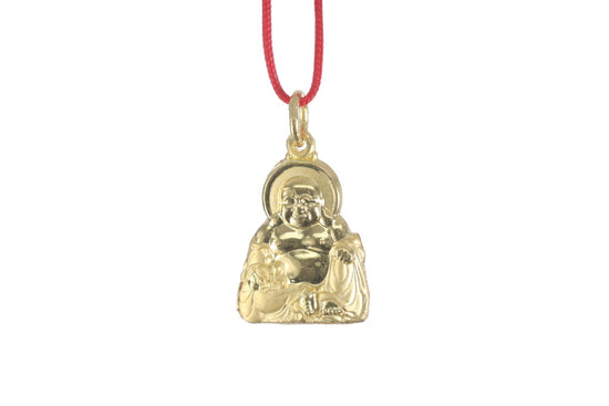 24K Gold Buddha Pendant