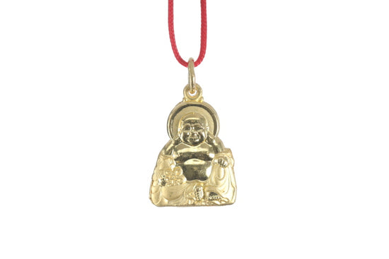 24K Gold Buddha Pendant