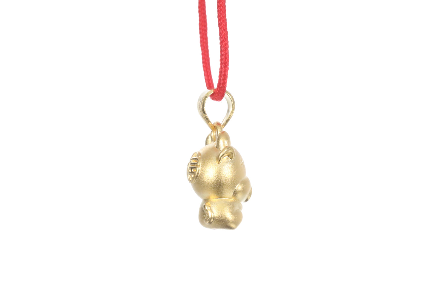 24K 3D Ox Pendant