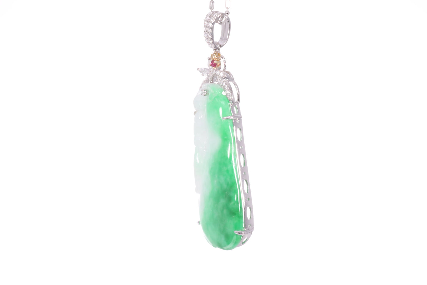 Jadeite Gourd Pendant