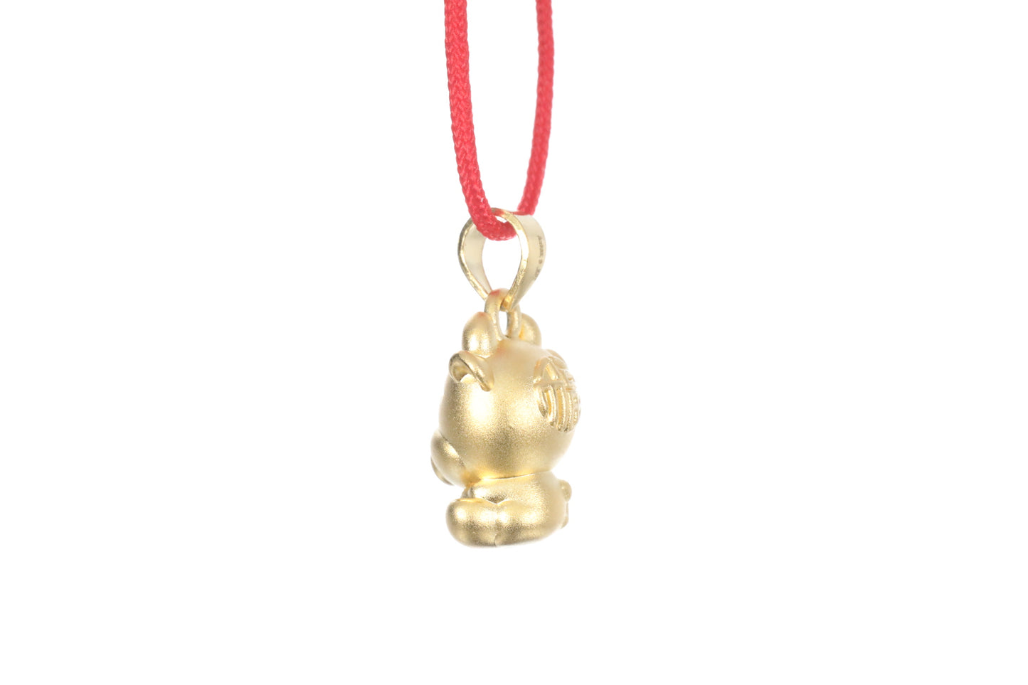 24K 3D Ox Pendant