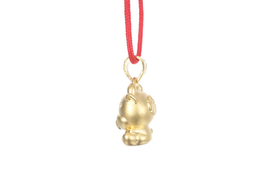 24K 3D Ox Pendant