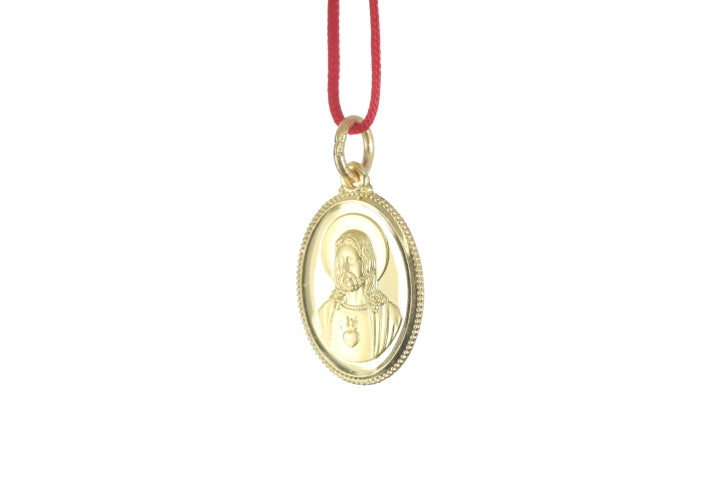 24K Gold Jesus Pendant