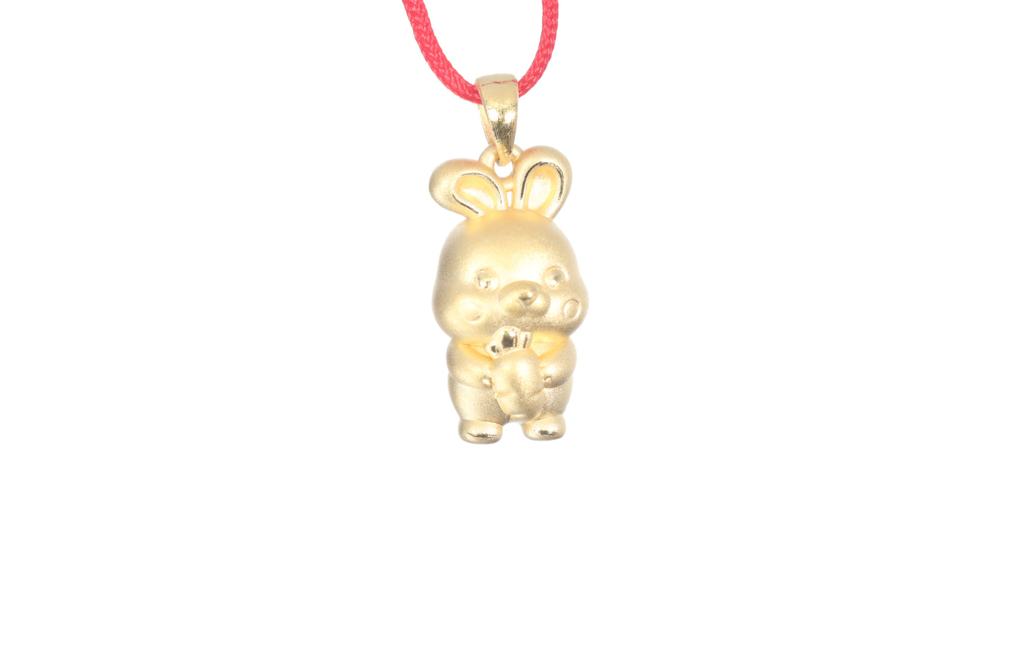 24K Gold Rabbit Pendant