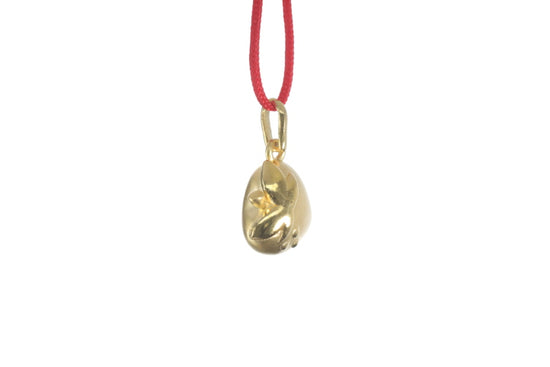 24K Gold Strawberry Pendant