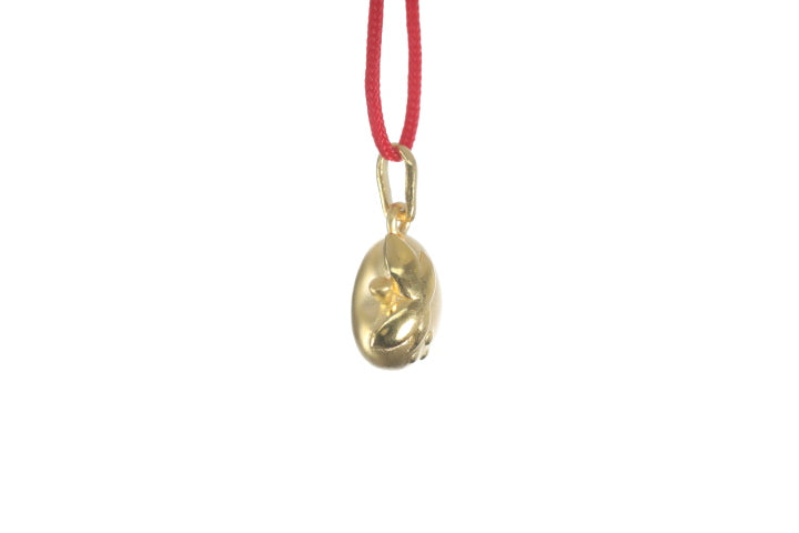 24K Gold Strawberry Pendant