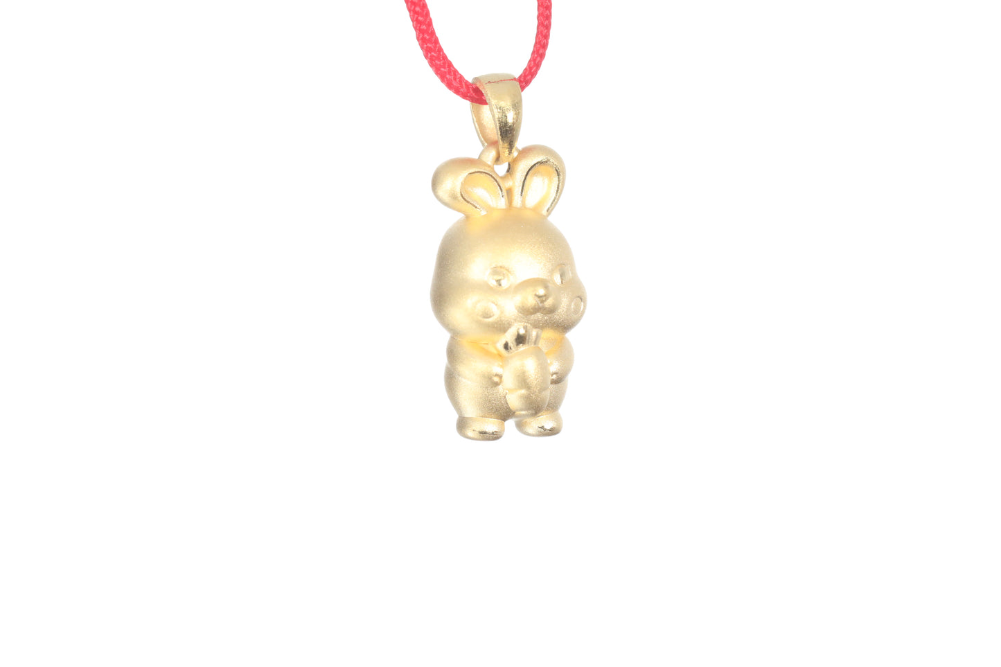 24K Gold Rabbit Pendant